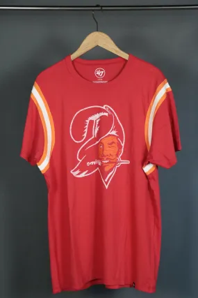 47 BRAND | TAMPA BAY BUCCANEERS | LEGACY PREMIER FRANKLIN POINT | T-SHIRT | RACER RED |