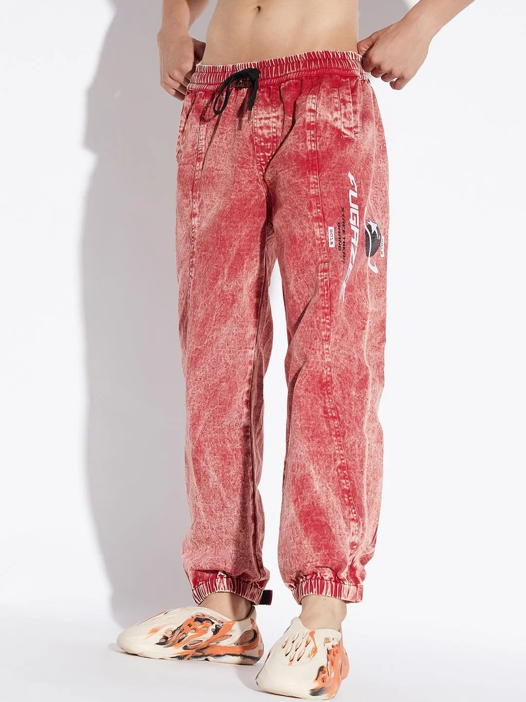 Amber Acid Washed Relaxed fit Trackpant