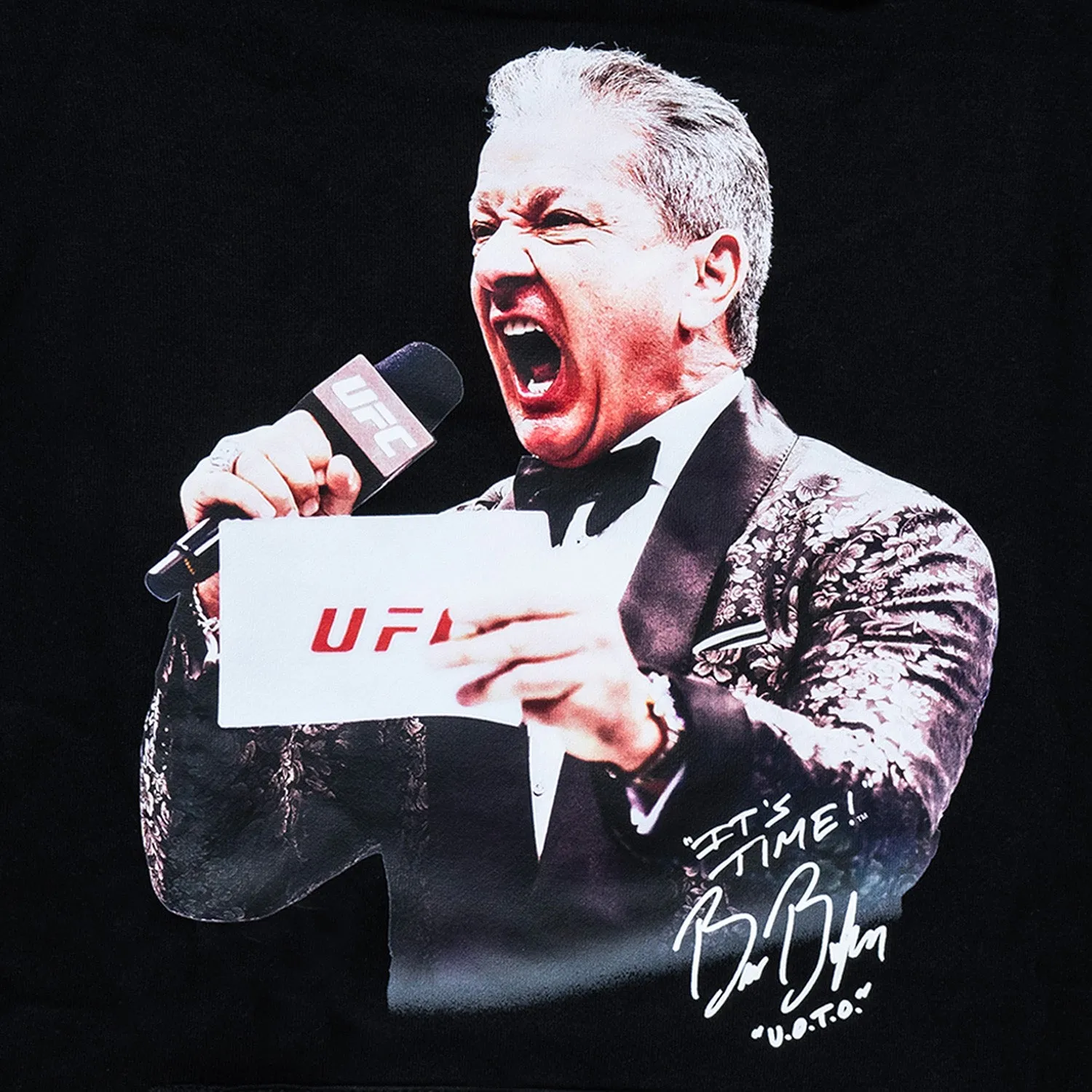 ASSC x UFC Bruce Buffer Hoodie - Black