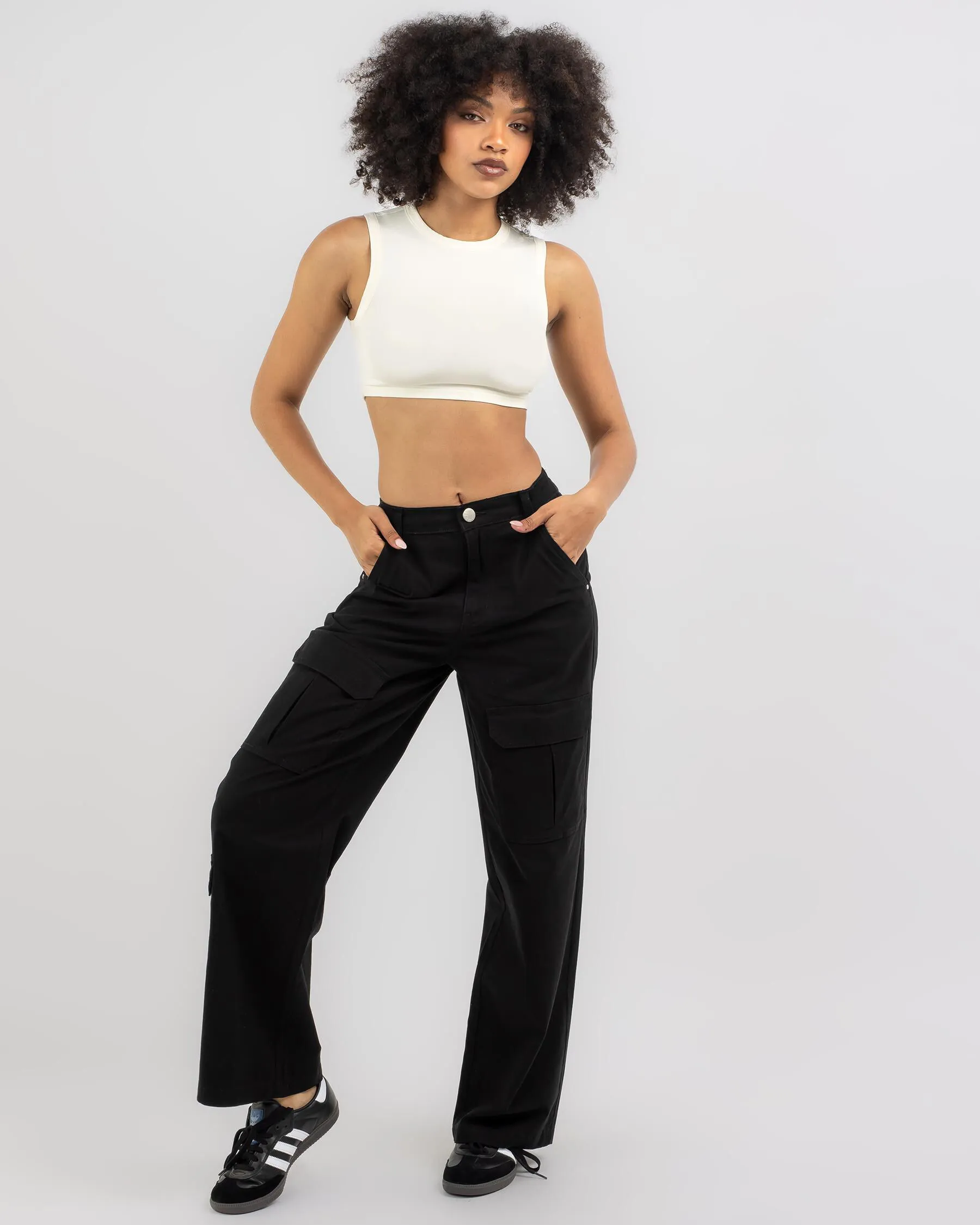 Ava And Ever Chicago High Neck Crop Top