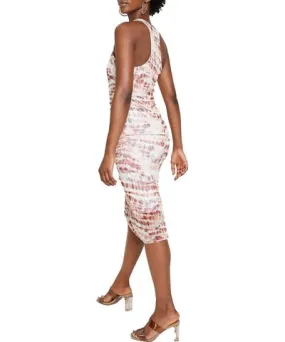 Bar III Womens Ruched Long Cocktail and Party Dress