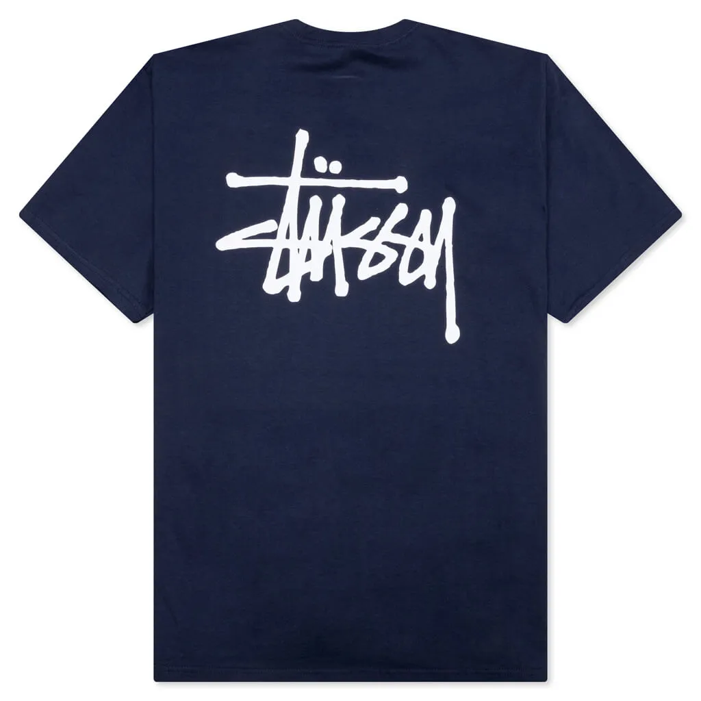 Basic Stussy Tee - Navy