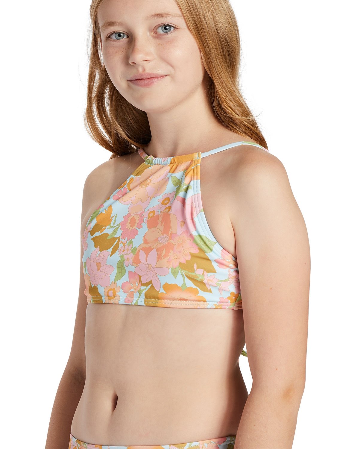 Billabong Girls Blown Away High Neck Two Piece Set