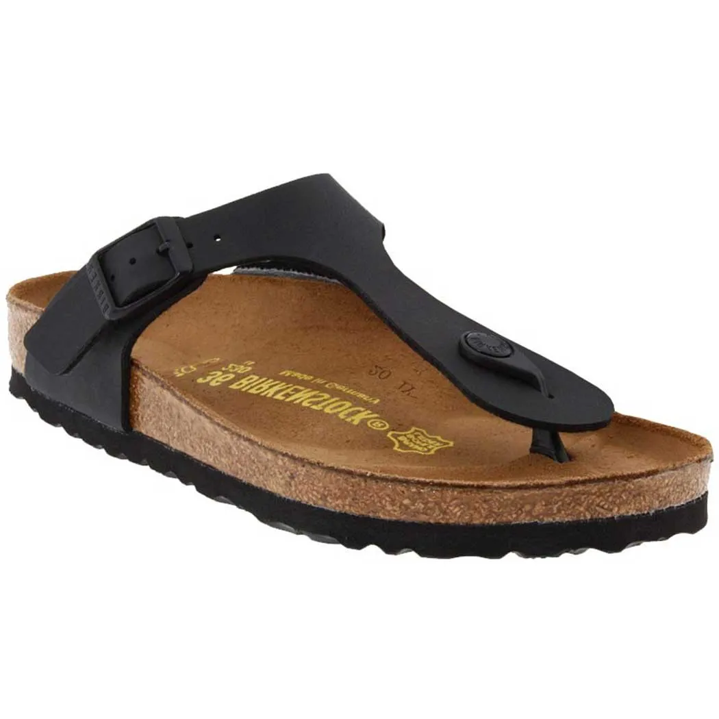 Birkenstock Gizeh Sandal Black Birko-Flor (Women's)