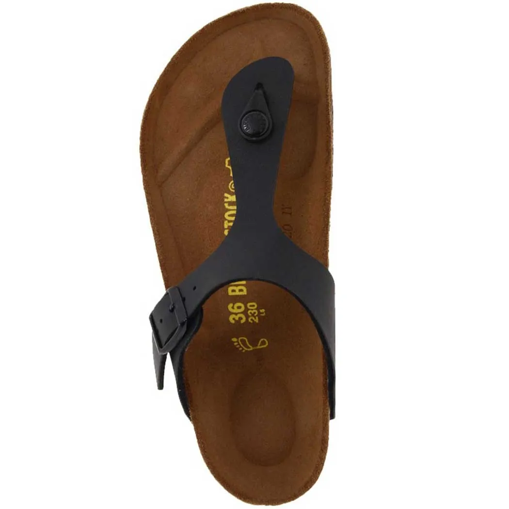 Birkenstock Gizeh Sandal Black Birko-Flor (Women's)