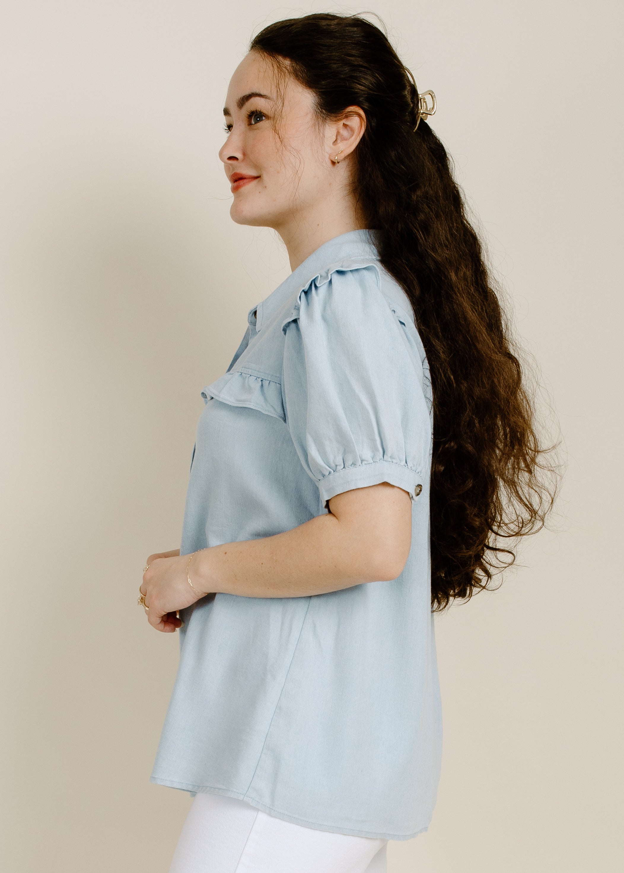 Blaine Blouse - Denim