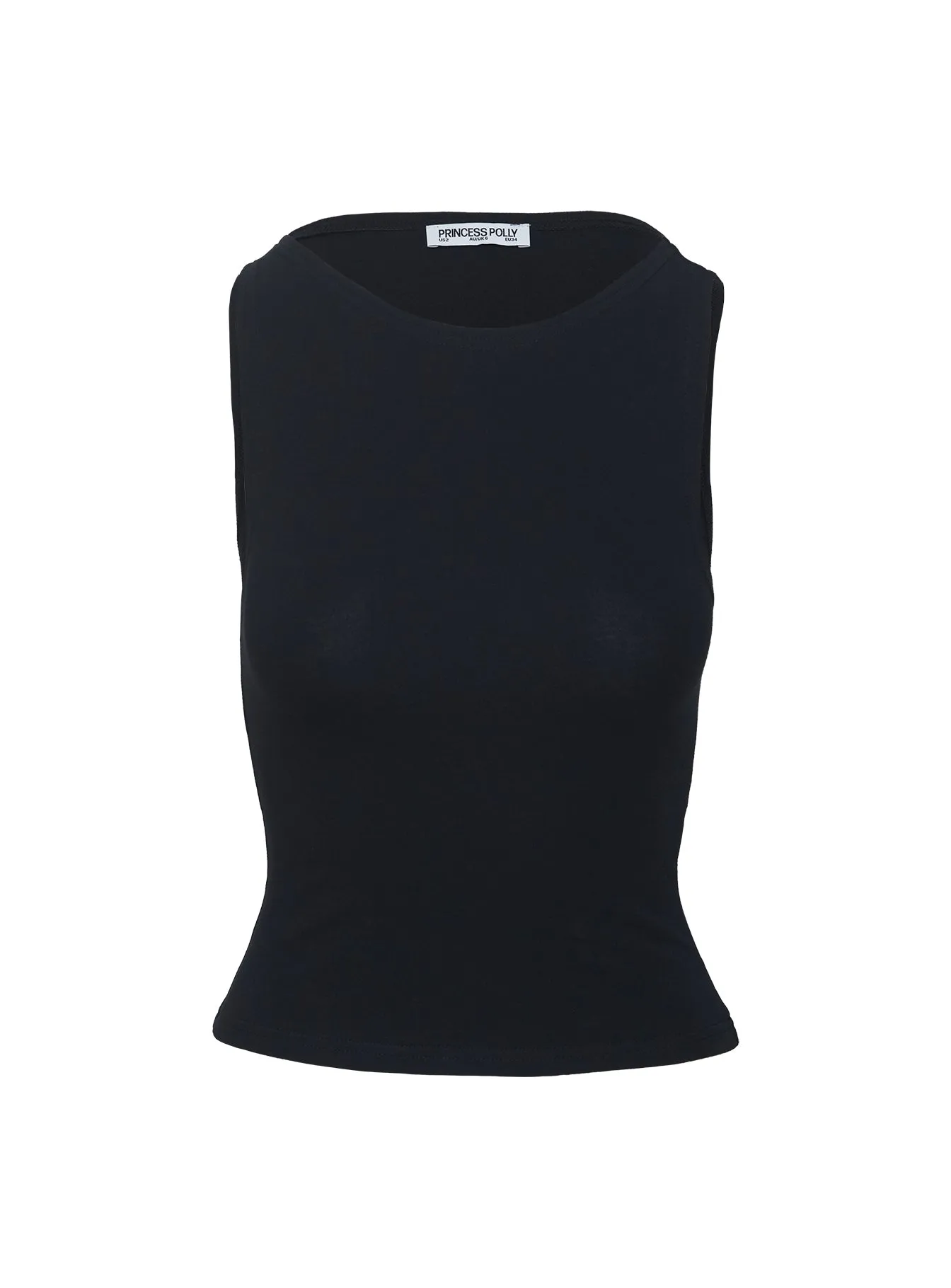 Bleeker High Neck Top Black