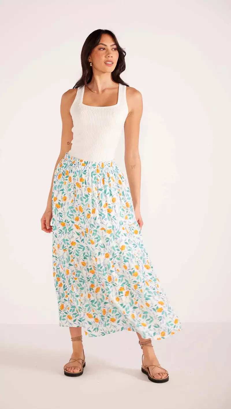 Bonnie Maxi Skirt - Garden Vine