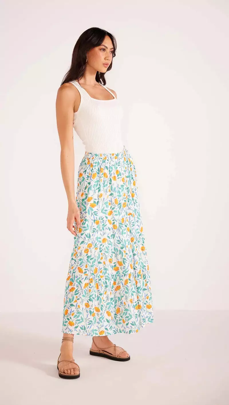 Bonnie Maxi Skirt - Garden Vine