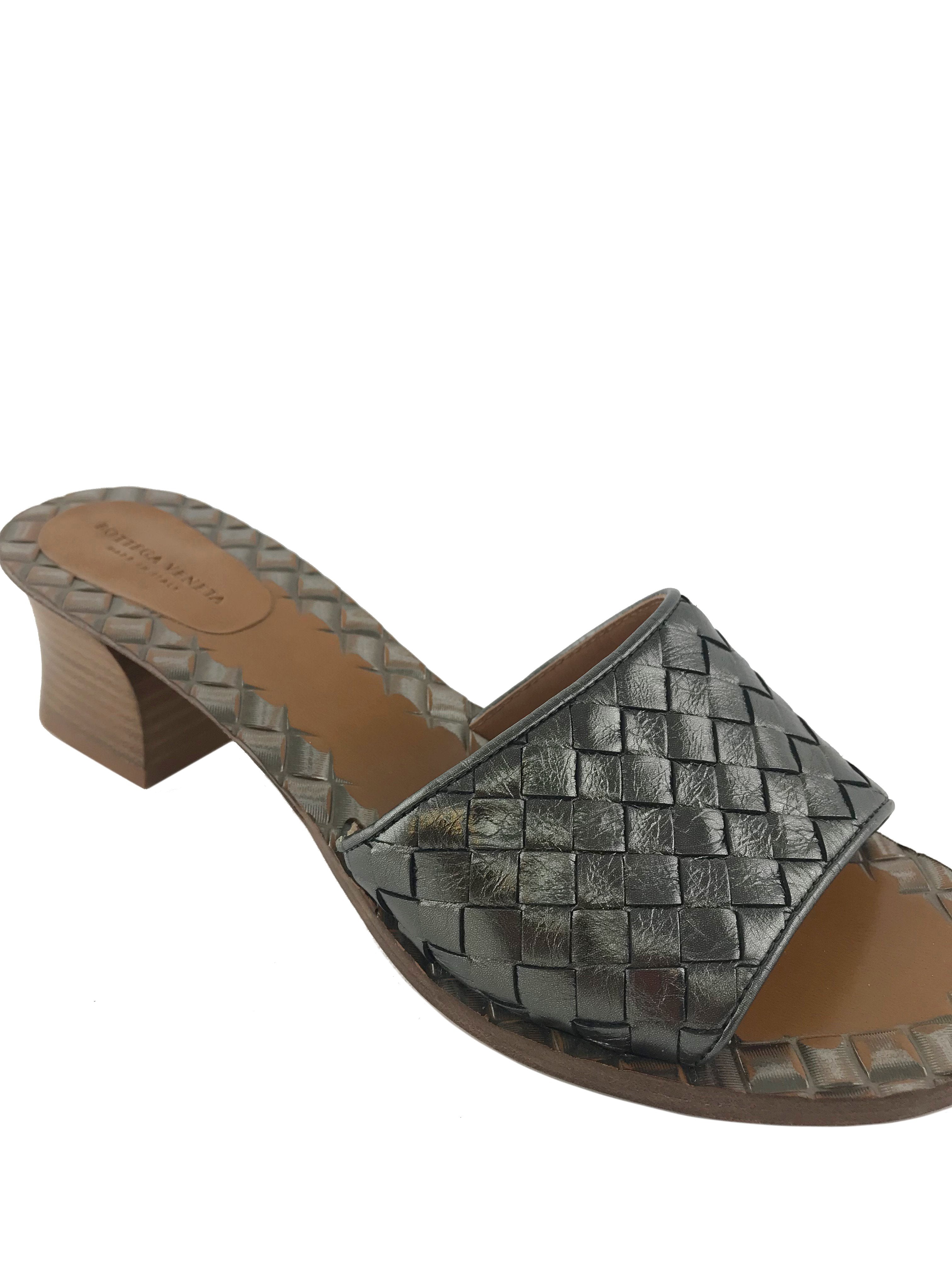 Bottega Veneta Intrecciato Nappa Ravello Sandal Size 7