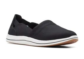 Breeze Step Black Slip-On Canvas Sneaker