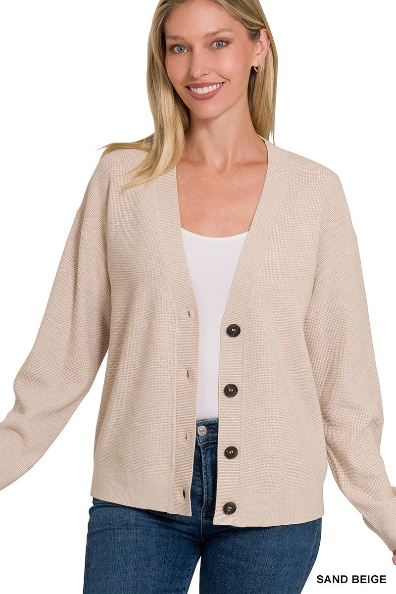 Button Front Cardigan