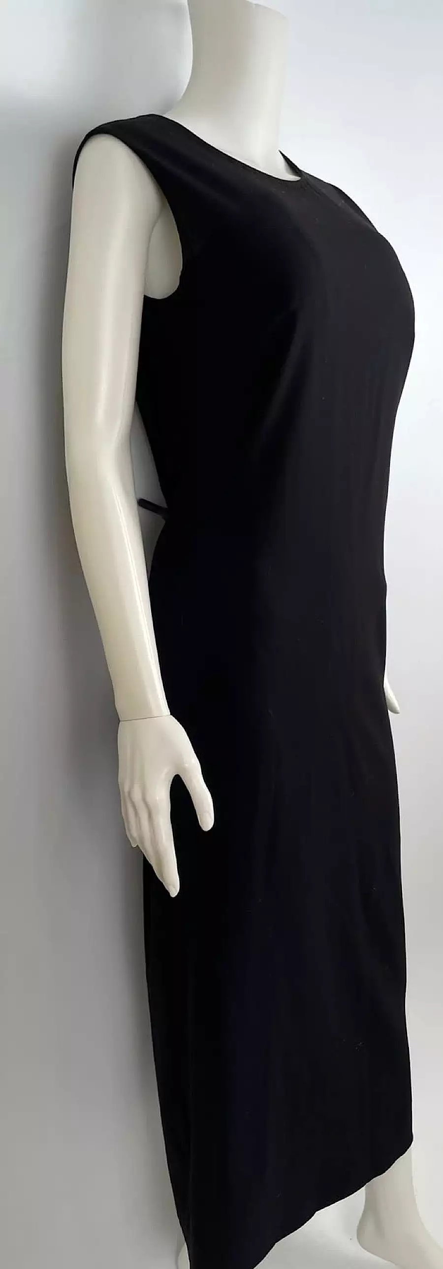 Chanel Boutique vintage summer black long maxi dress US 10/12