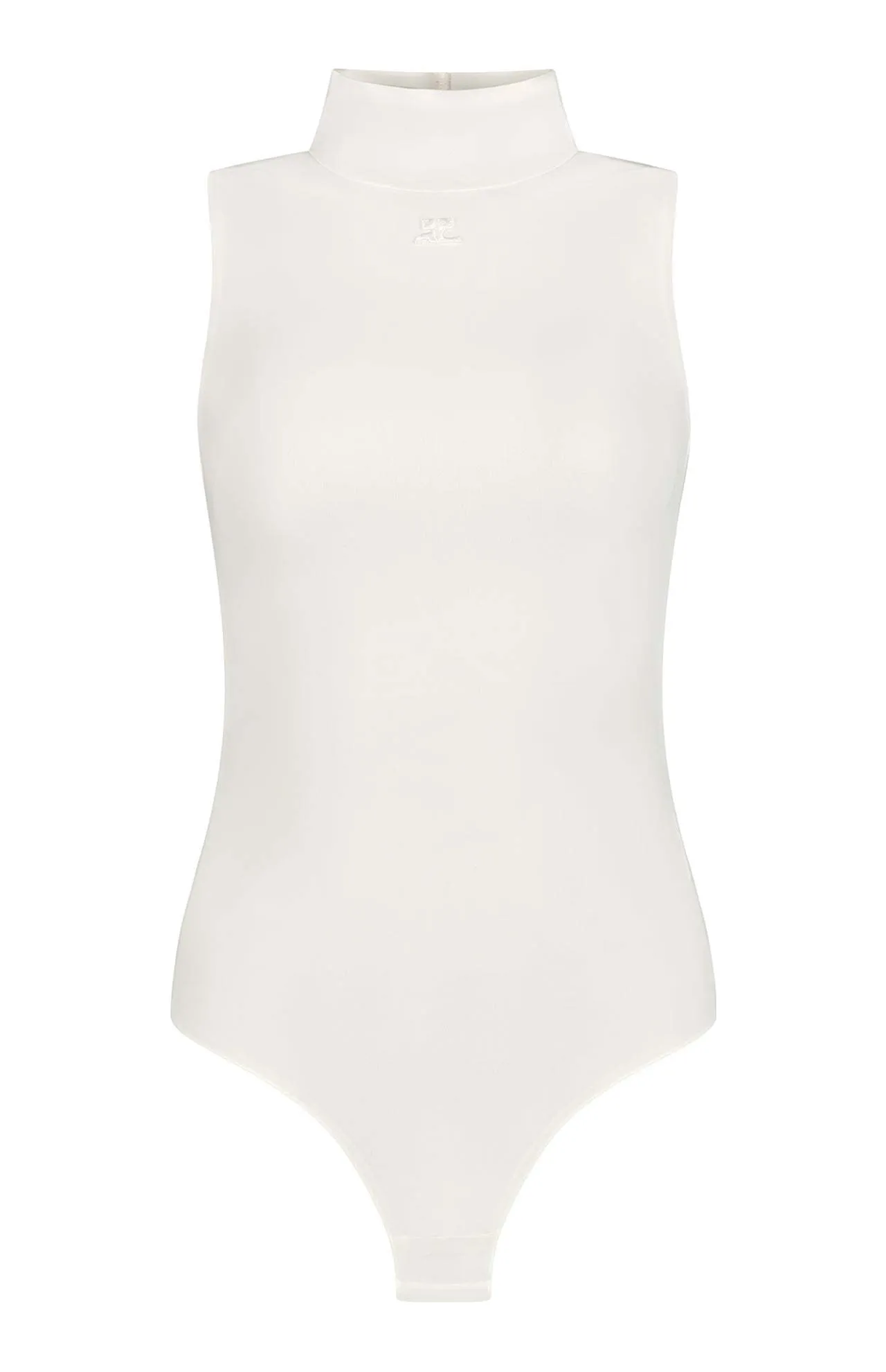 Courreges  |High-Neck Logo Tanks & Camisoles