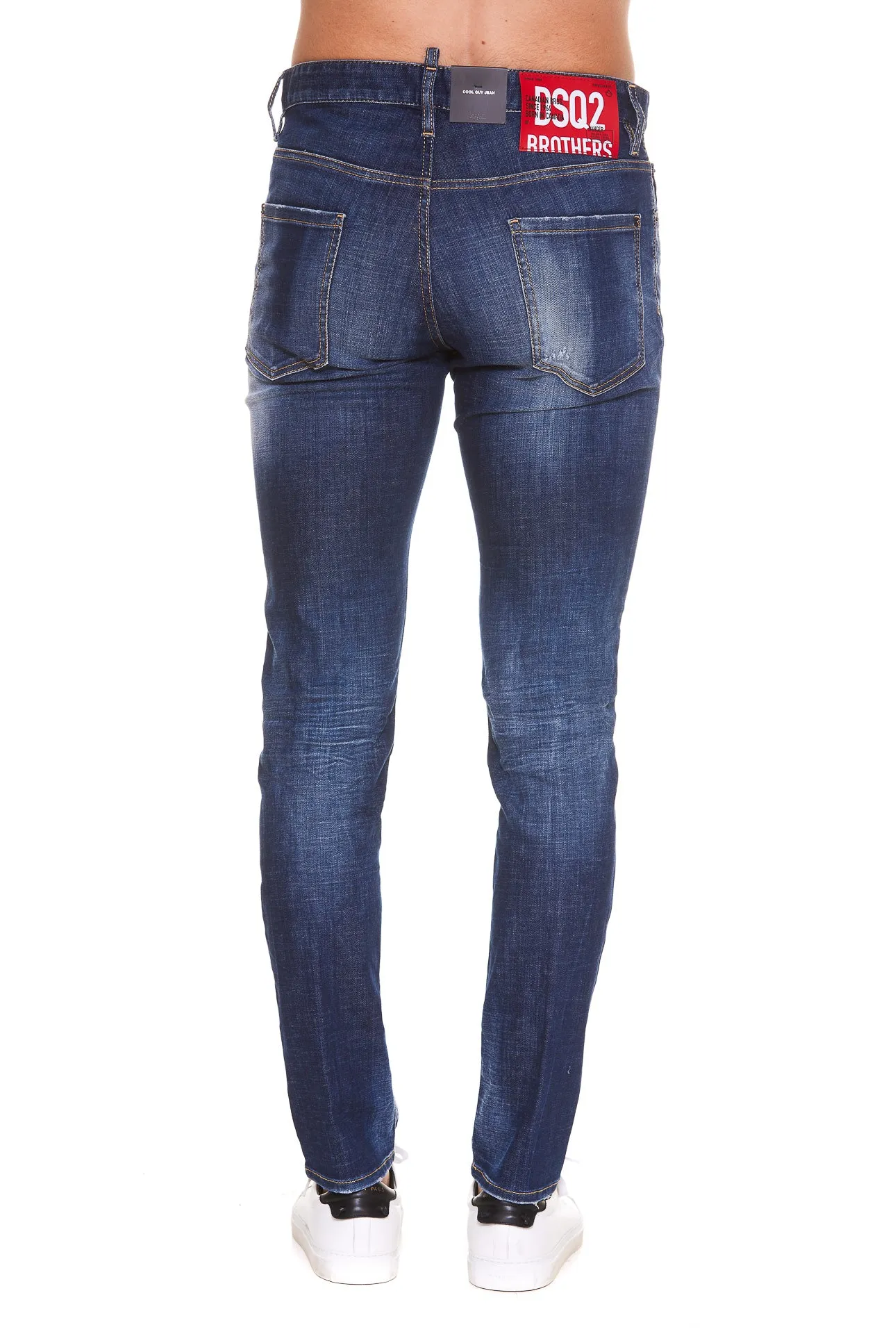 Dsquared2 Bleached Effect Skinny Jeans