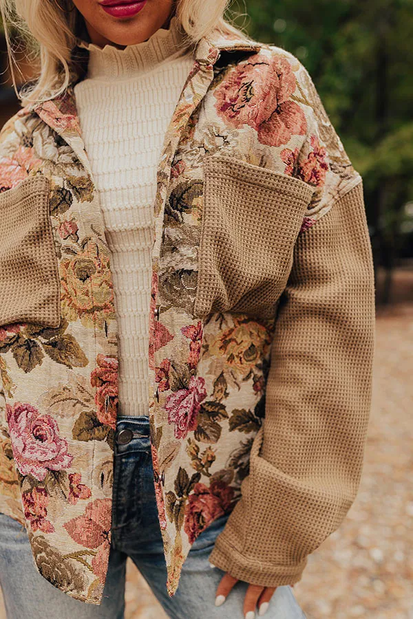 Fall Sentiments Floral Jacket