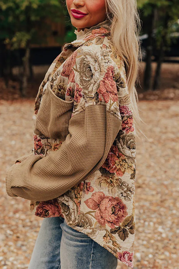 Fall Sentiments Floral Jacket