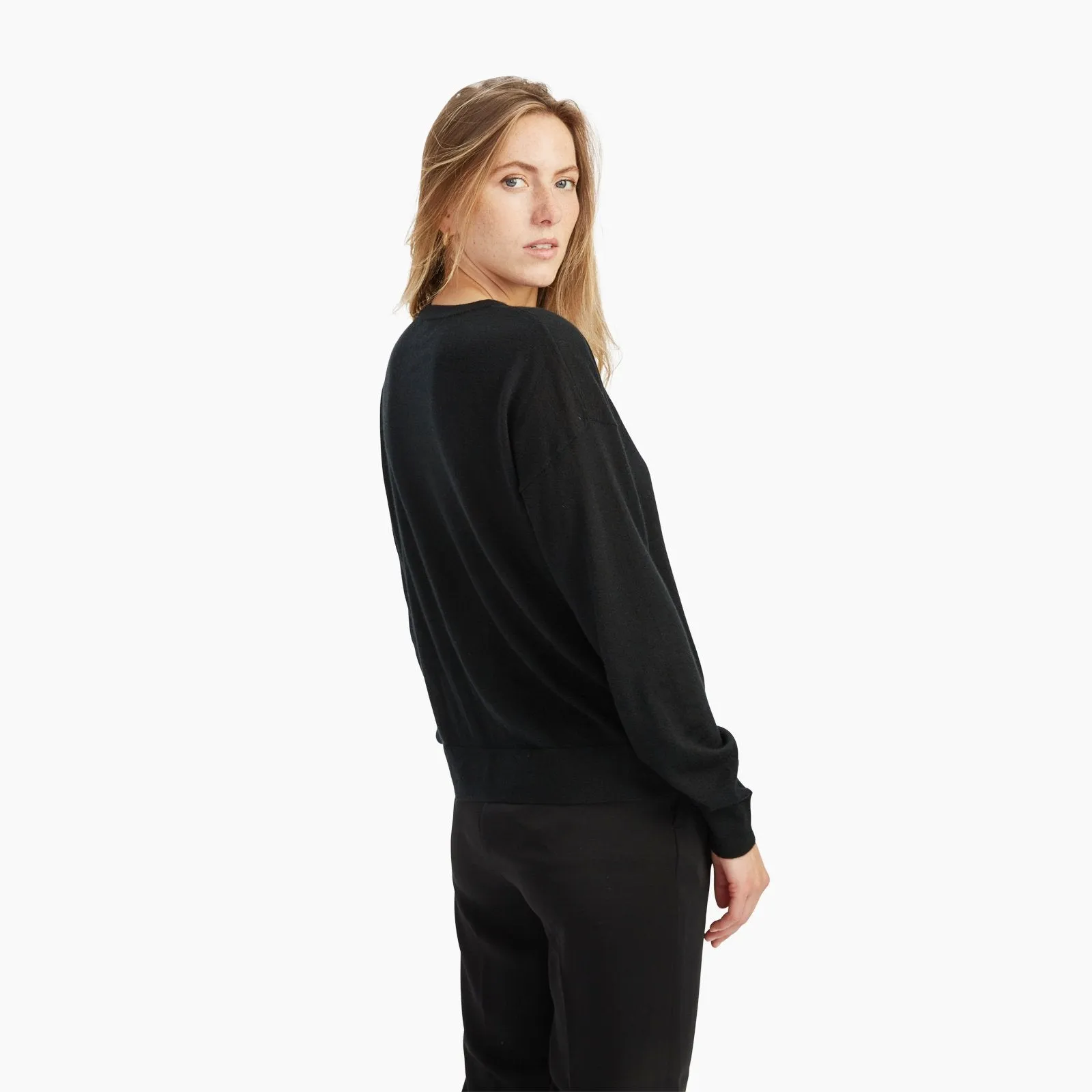 Fancy Cashmere Crewneck Sweater