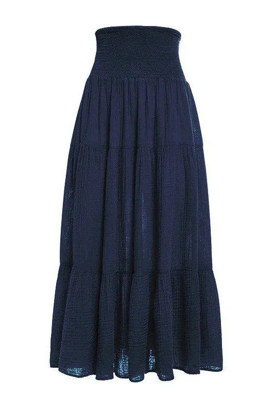 Felicite - Smocked Maxi Skirt