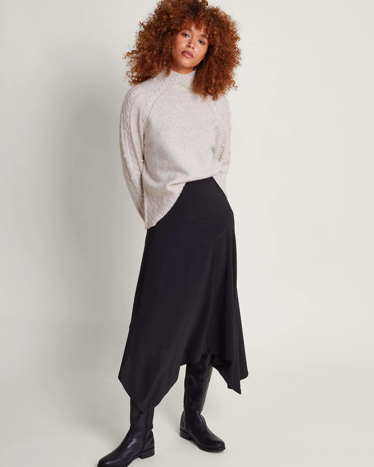 Fenn Flare Skirt Black