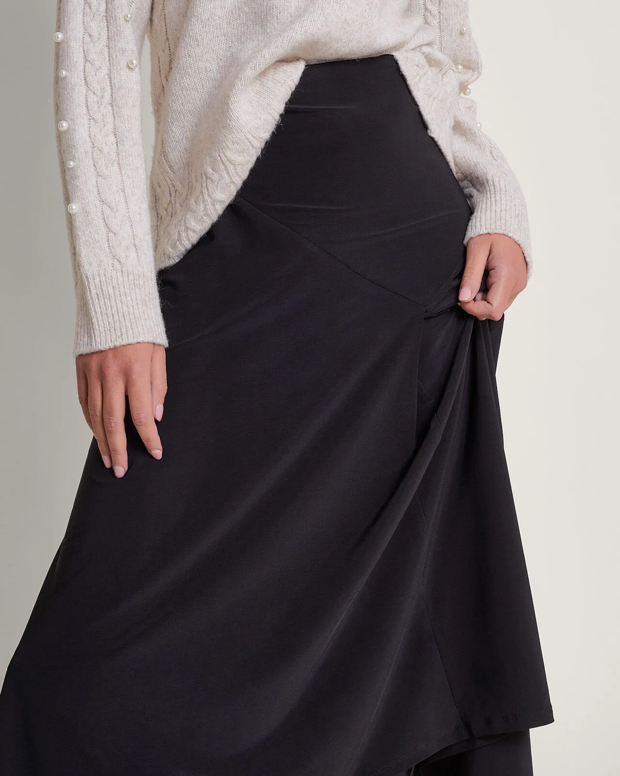 Fenn Flare Skirt Black