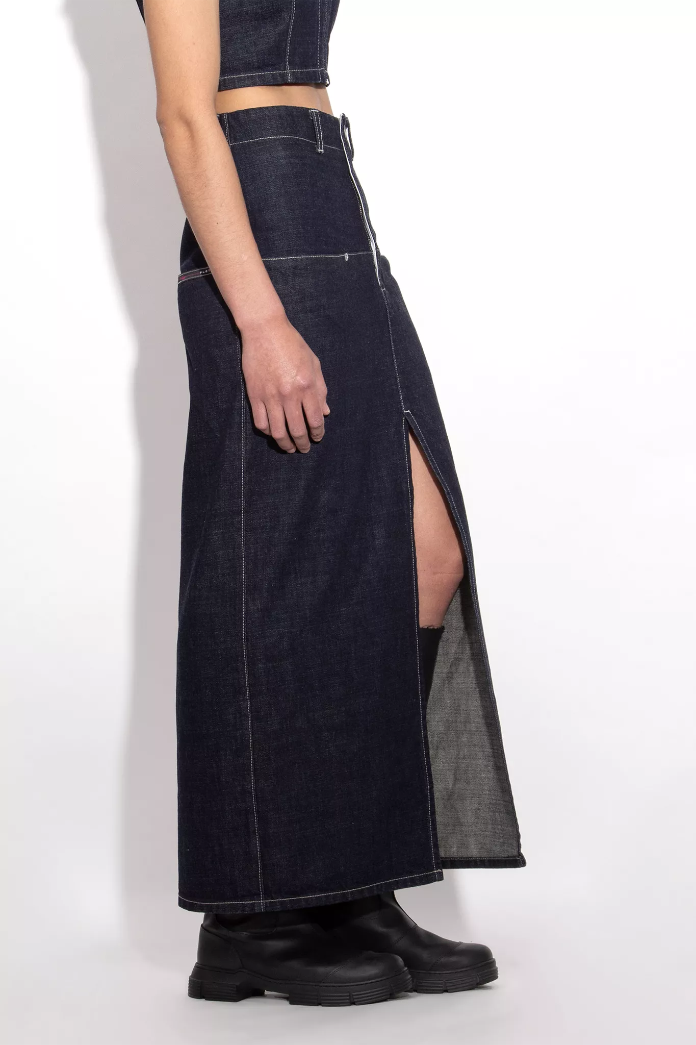 Flatliner Maxi Skirt | Indigo