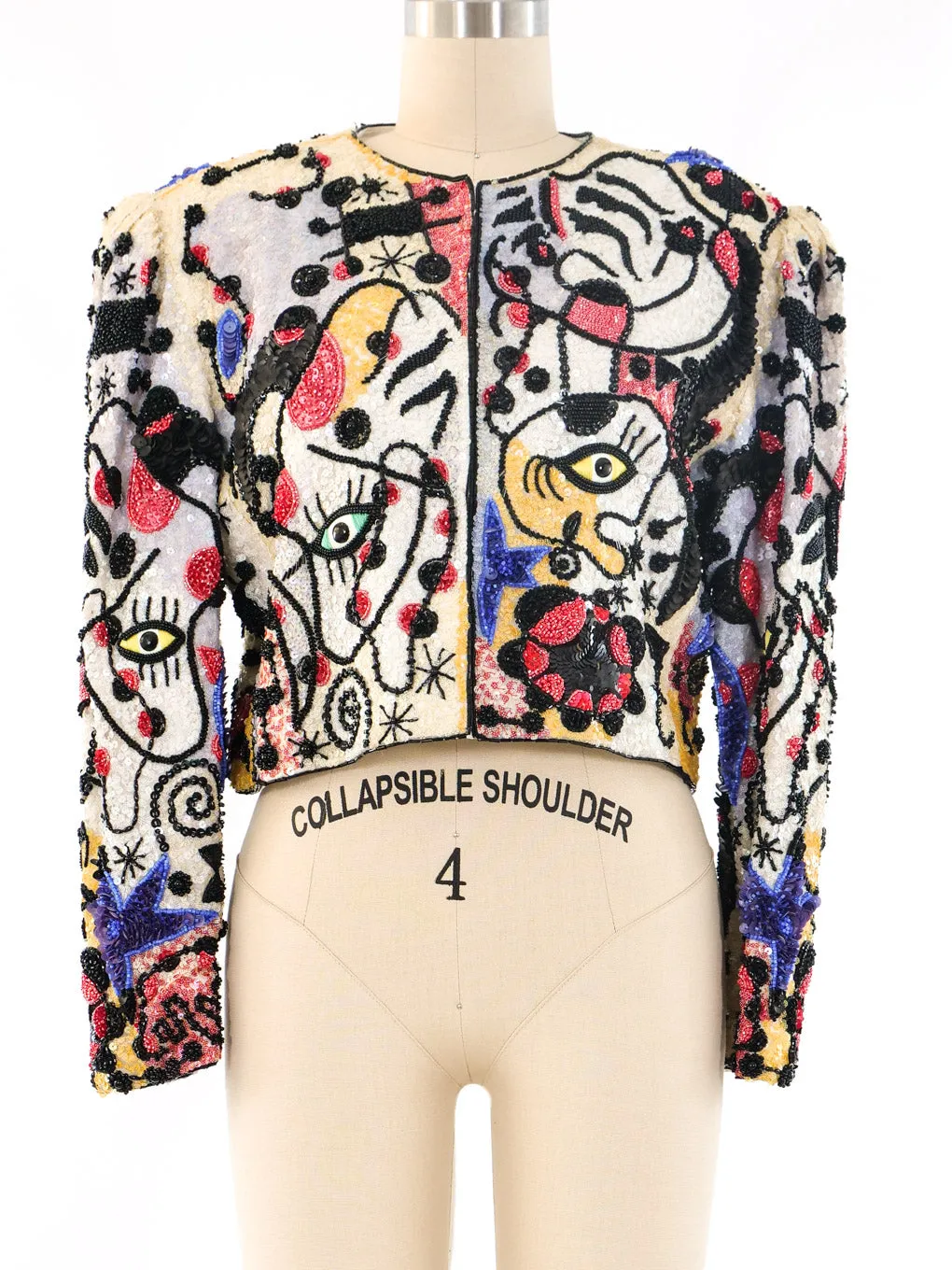 Kandinsky Inspired Sequin Jacket