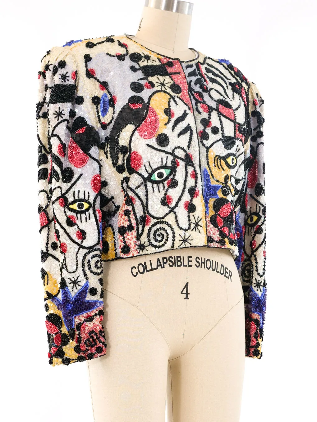 Kandinsky Inspired Sequin Jacket