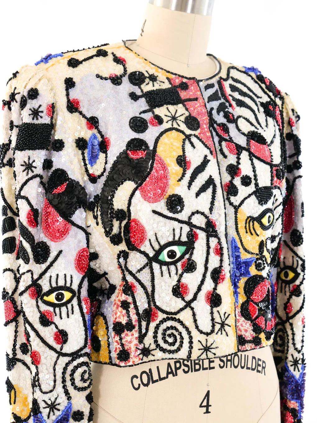 Kandinsky Inspired Sequin Jacket