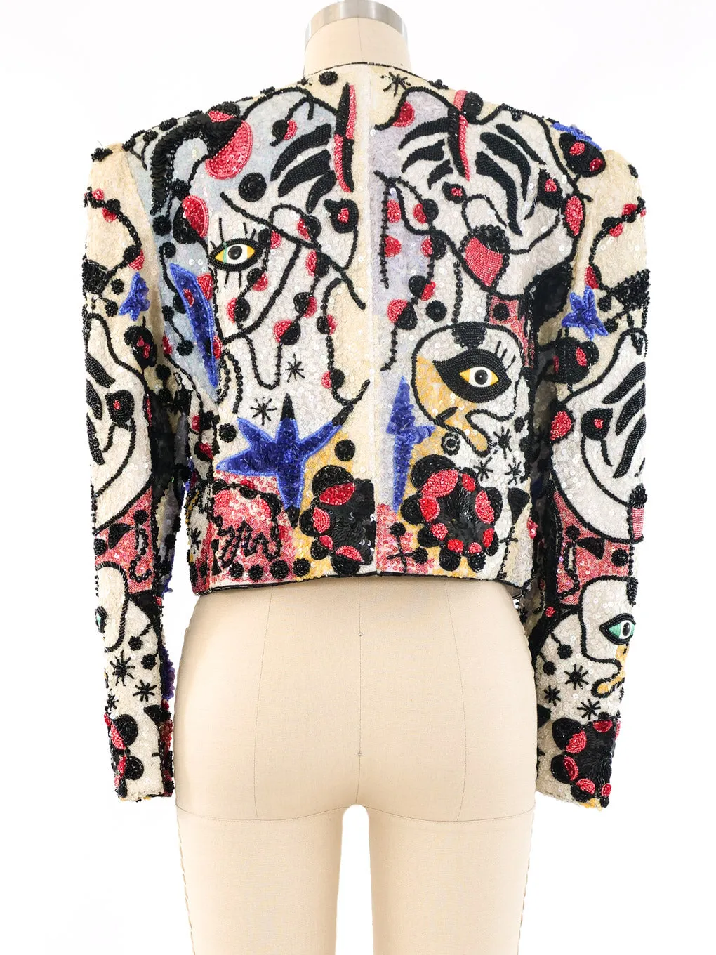 Kandinsky Inspired Sequin Jacket