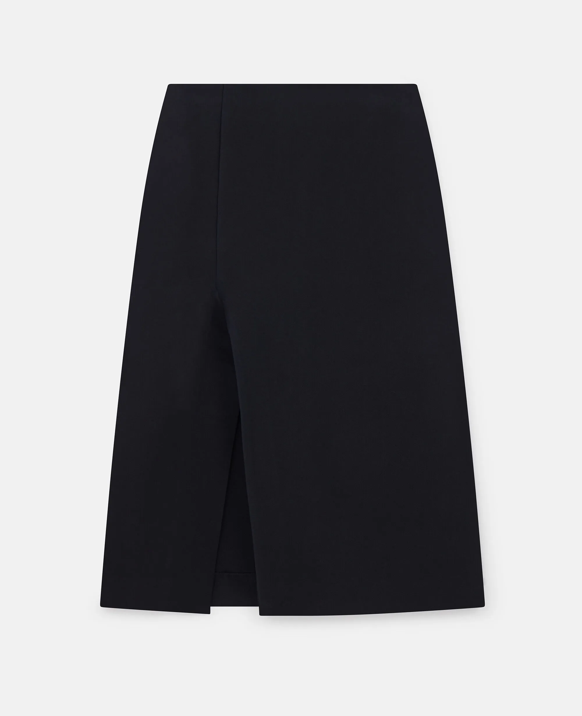 Kick-Flare Midi Skirt