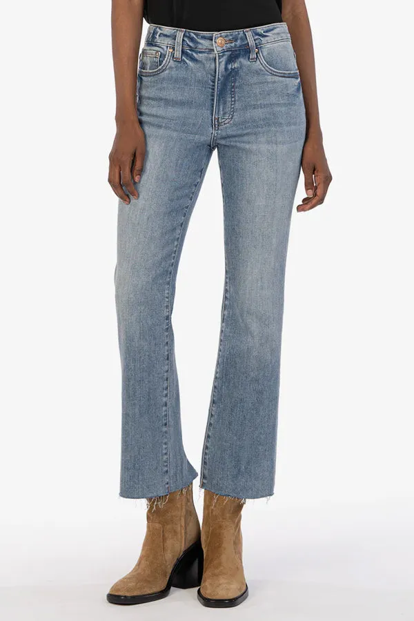 KUT Kelsey Ankle Flare Jeans