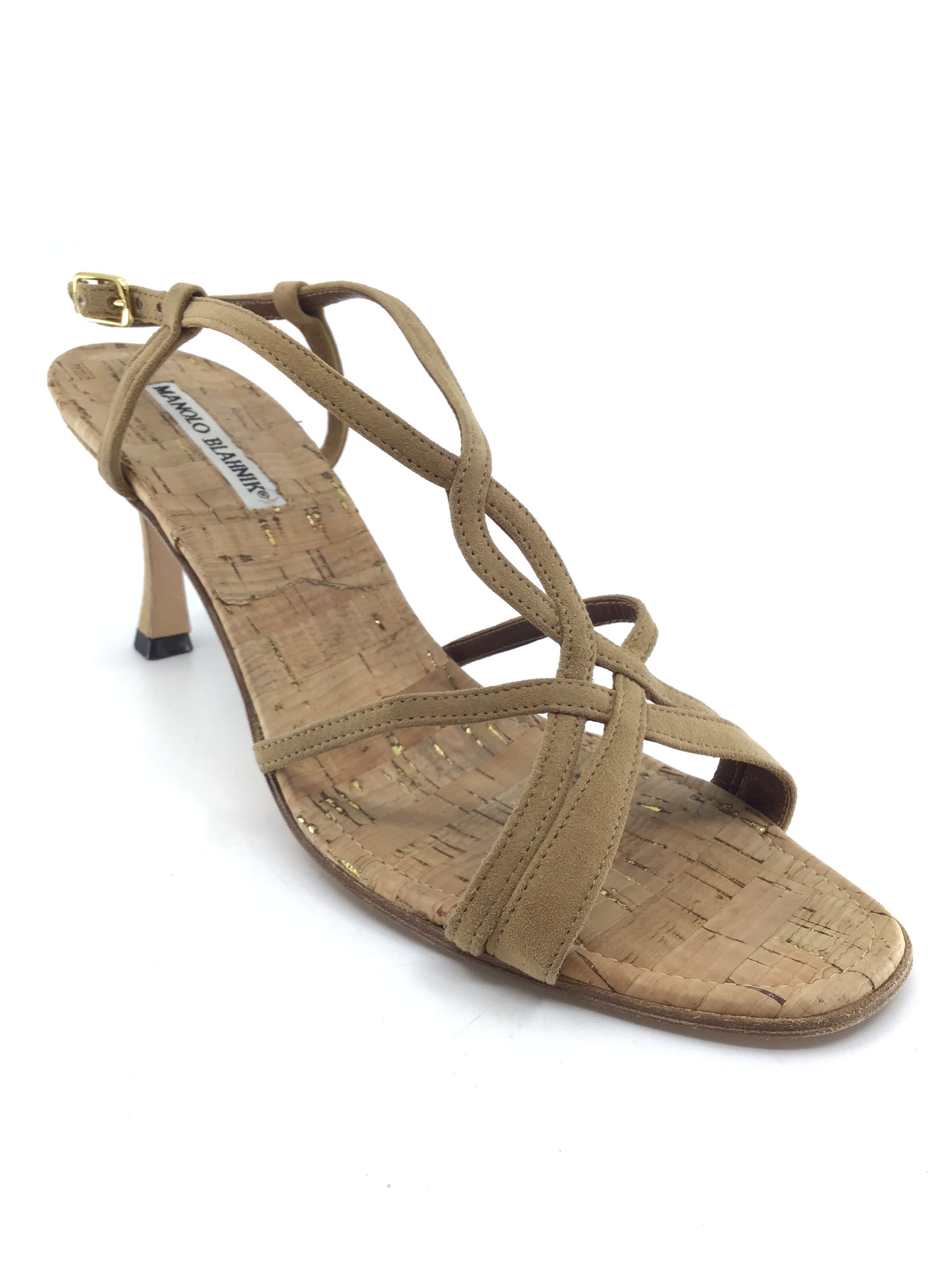 Manolo Blahnik Cork Sandals