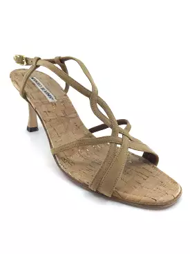 Manolo Blahnik Cork Sandals