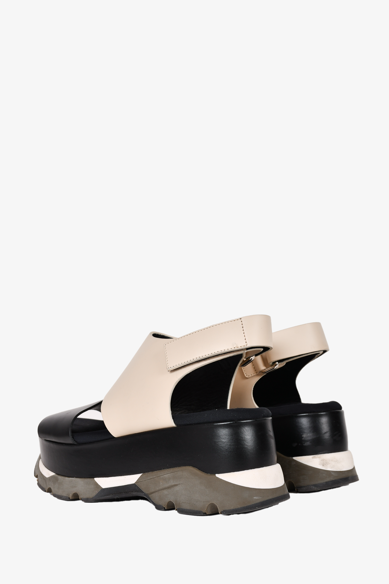 Marni Leather Platform Sandals Size 37