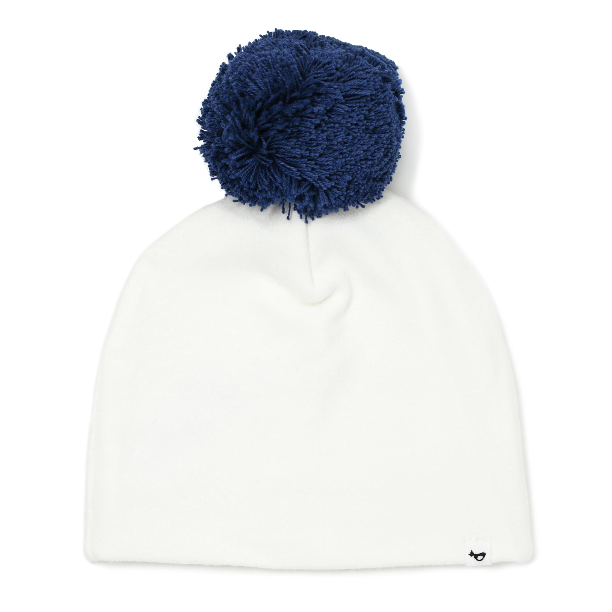 oh baby! Denim Pom Hat - Cream