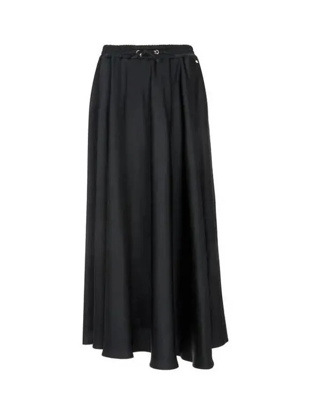 Overseas Station Season Big Chance 8 18 Women s Glossy Flare Skirt Black 270980