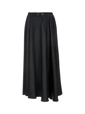 Overseas Station Season Big Chance 8 18 Women s Glossy Flare Skirt Black 270980