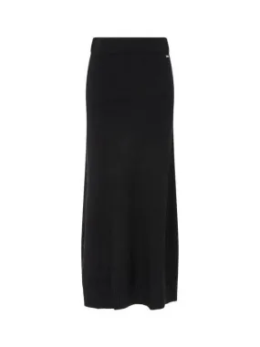 Overseas Station Season Big Chance 8 18 Women s Knitted Flare Maxi Skirt Black 270002