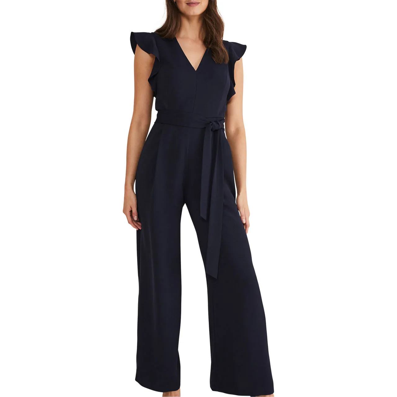 PHASE EIGHT Kallie Frill Jumpsuit - Blue