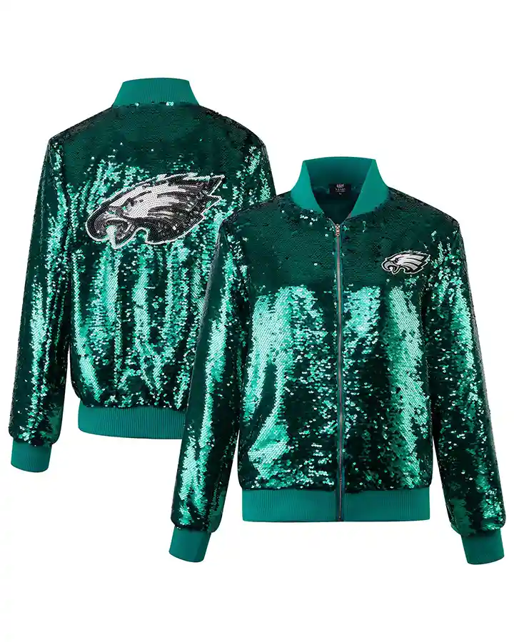 Philadelphia Eagles Sequin Jacket - William Jacket