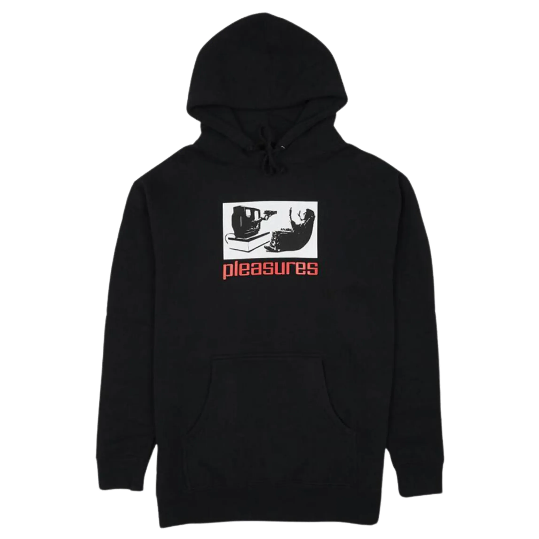 Pleasures TV Hoodie - Black