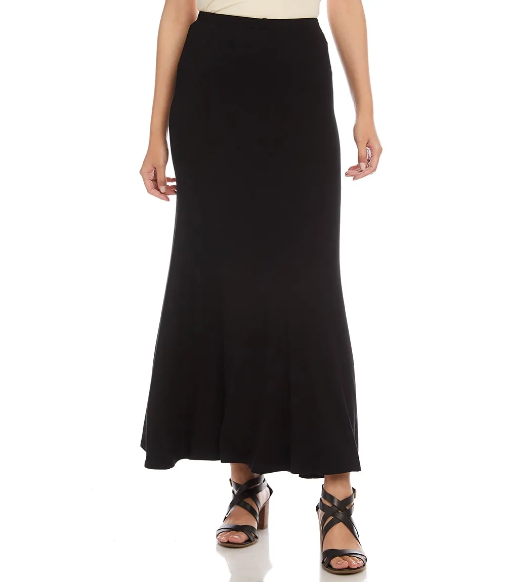 Pull On Maxi Flare Skirt