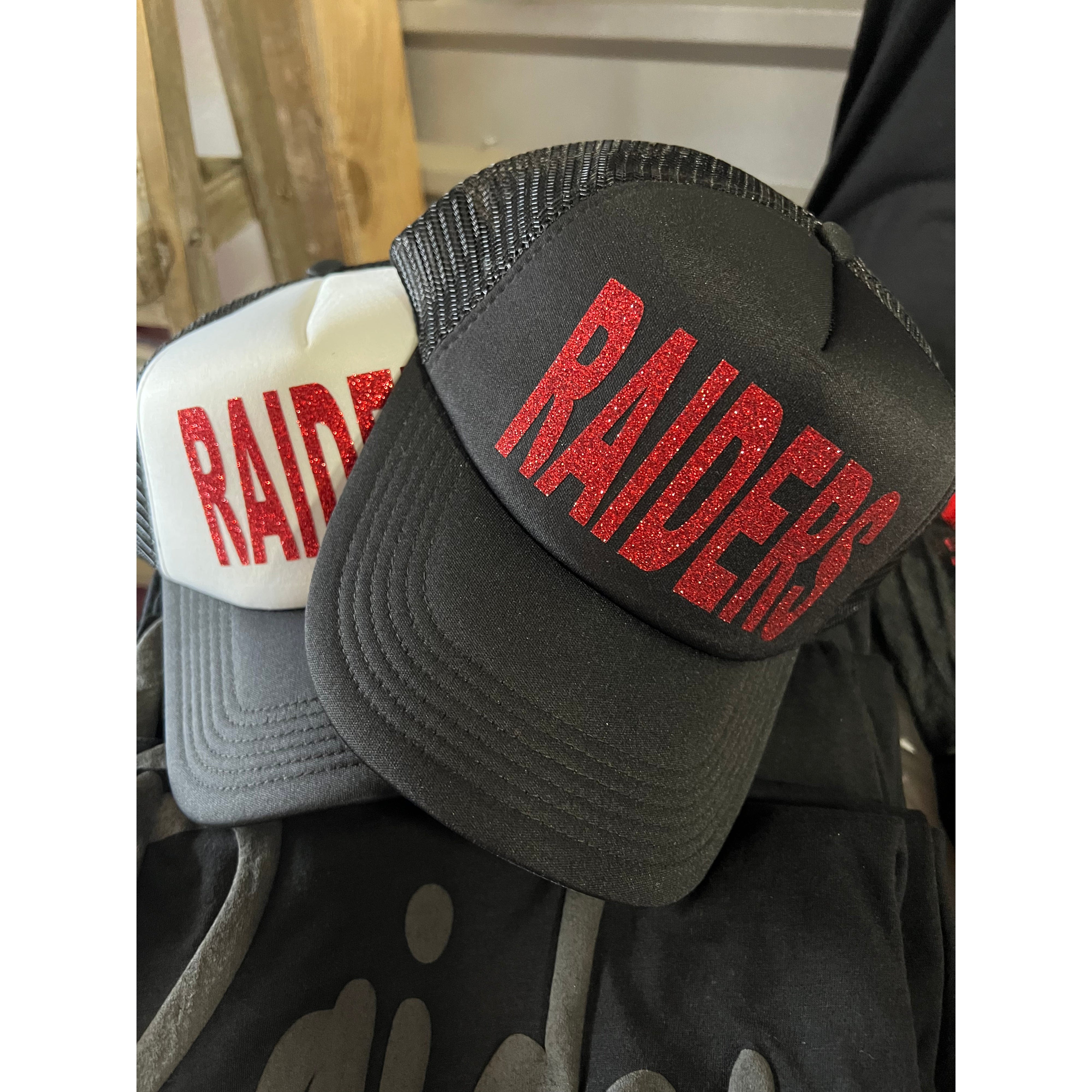 Raiders Trucker Hat (Black or White)