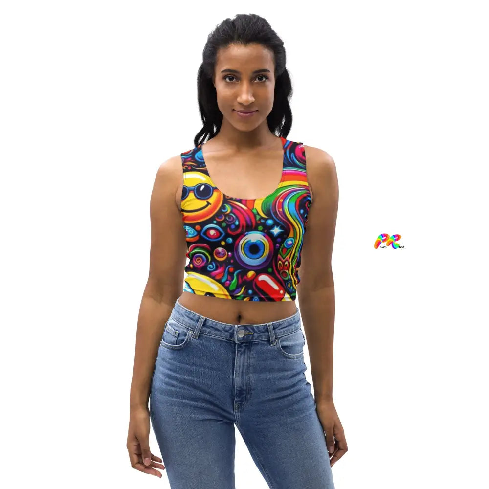 Rave Dreamscape Crop Top