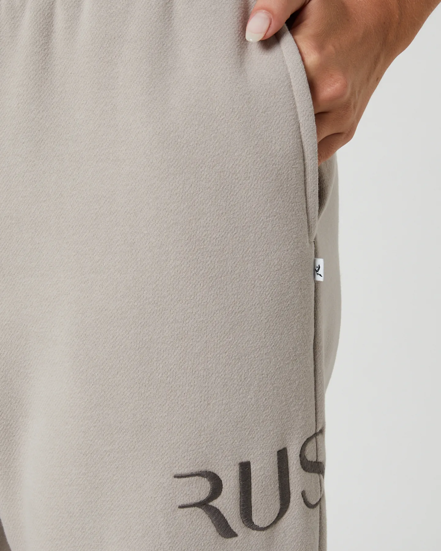 Rusty Rusty Signature Oversize Trackpant - Grey Cloud | SurfStitch