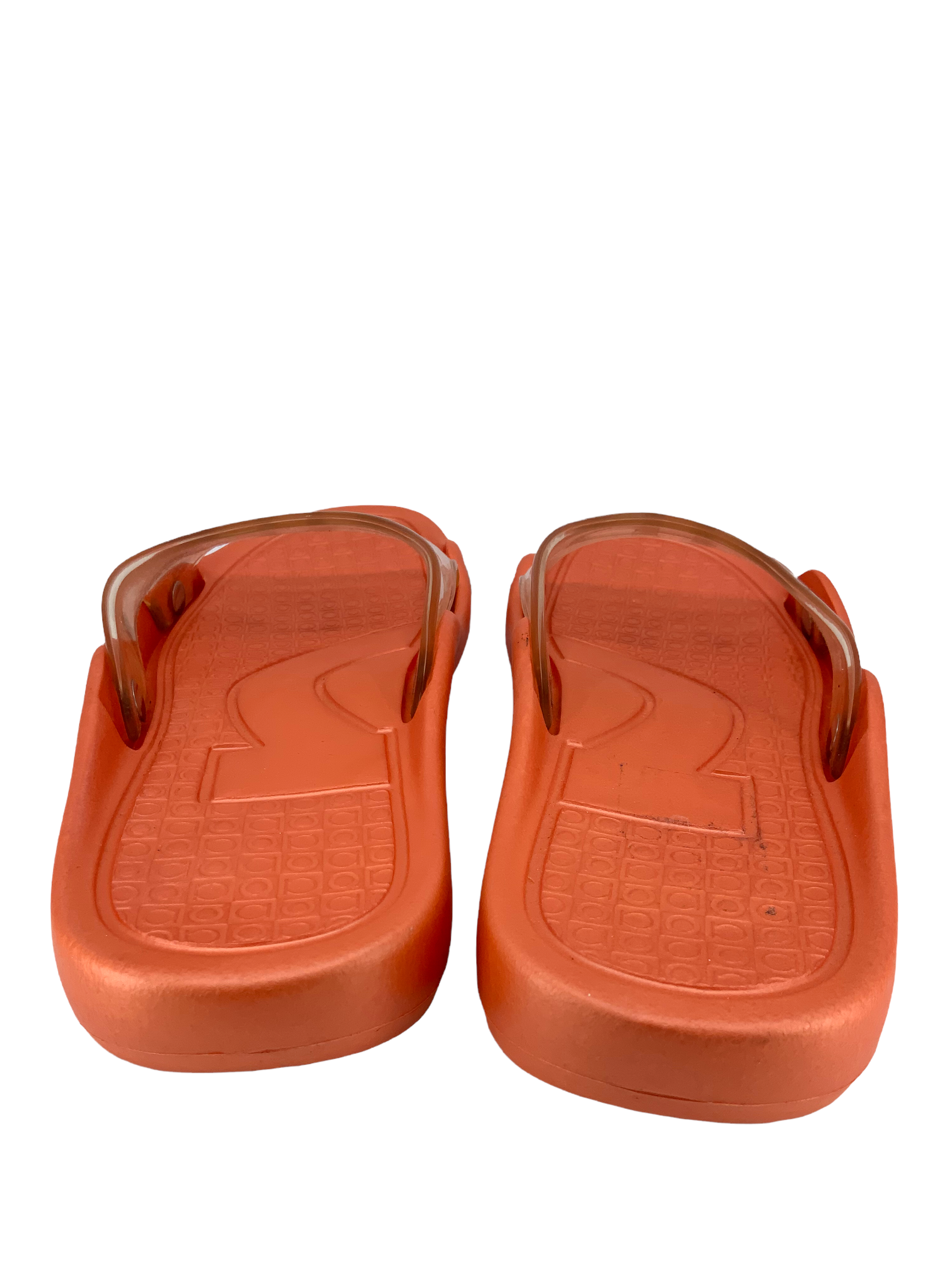 Salvatore Ferragamo Rubber Pool Slides Size 9.5