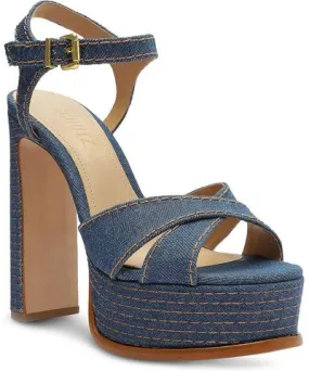 Schutz KEEFA Womens Open Toe Block Heel