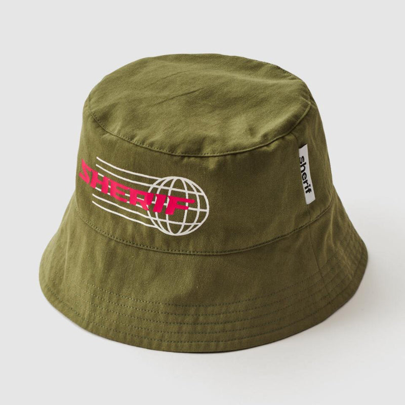 Sherif World Wide Bucket Hat - Khaki