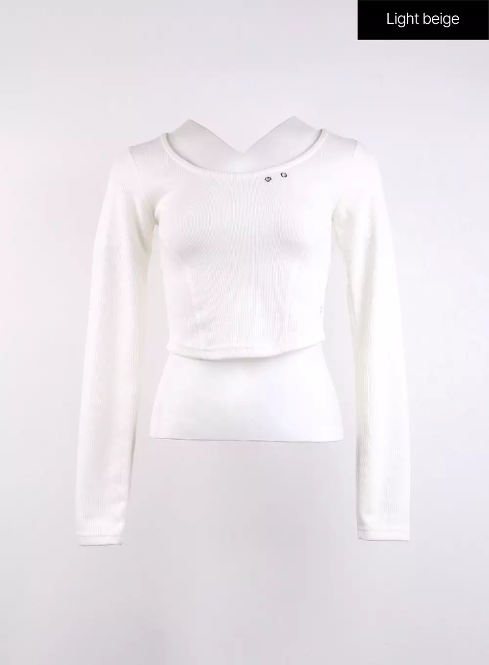 Slim U-Neck Crop Top CJ422